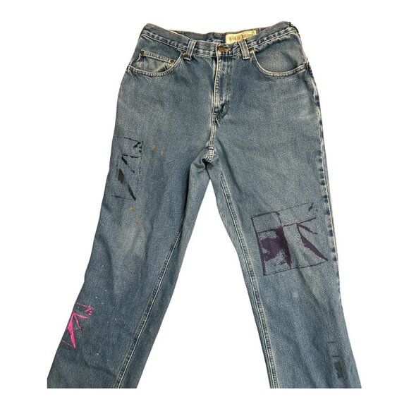 Carhartt Men's Relaxed Fit Denim Straight Jeans Medium Wash Size 32x34 - Picture 7 of 9